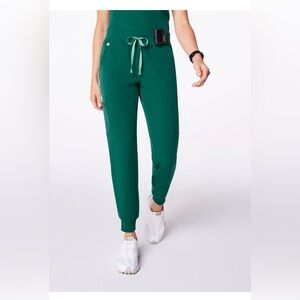 Figs Hunter Green Zamora Jogger Pants XS